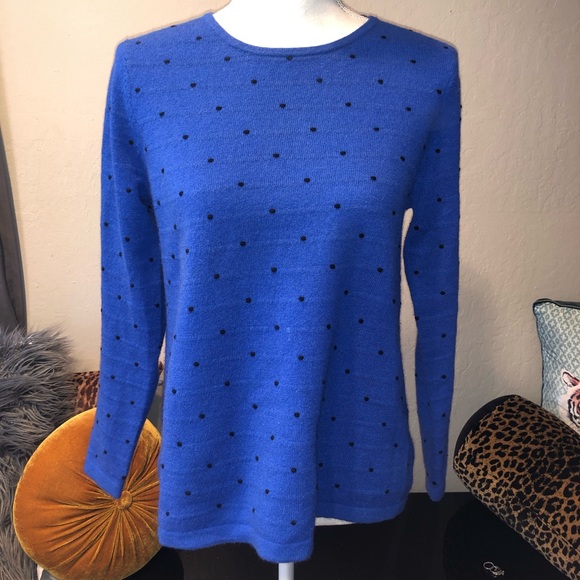 estheme cachemire polkadot sweater - Picture 1 of 6